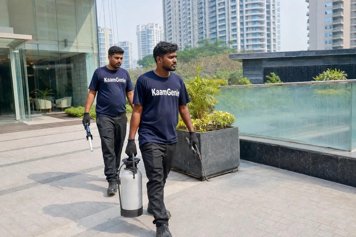 KaamGenie pest control team across Gurgaon