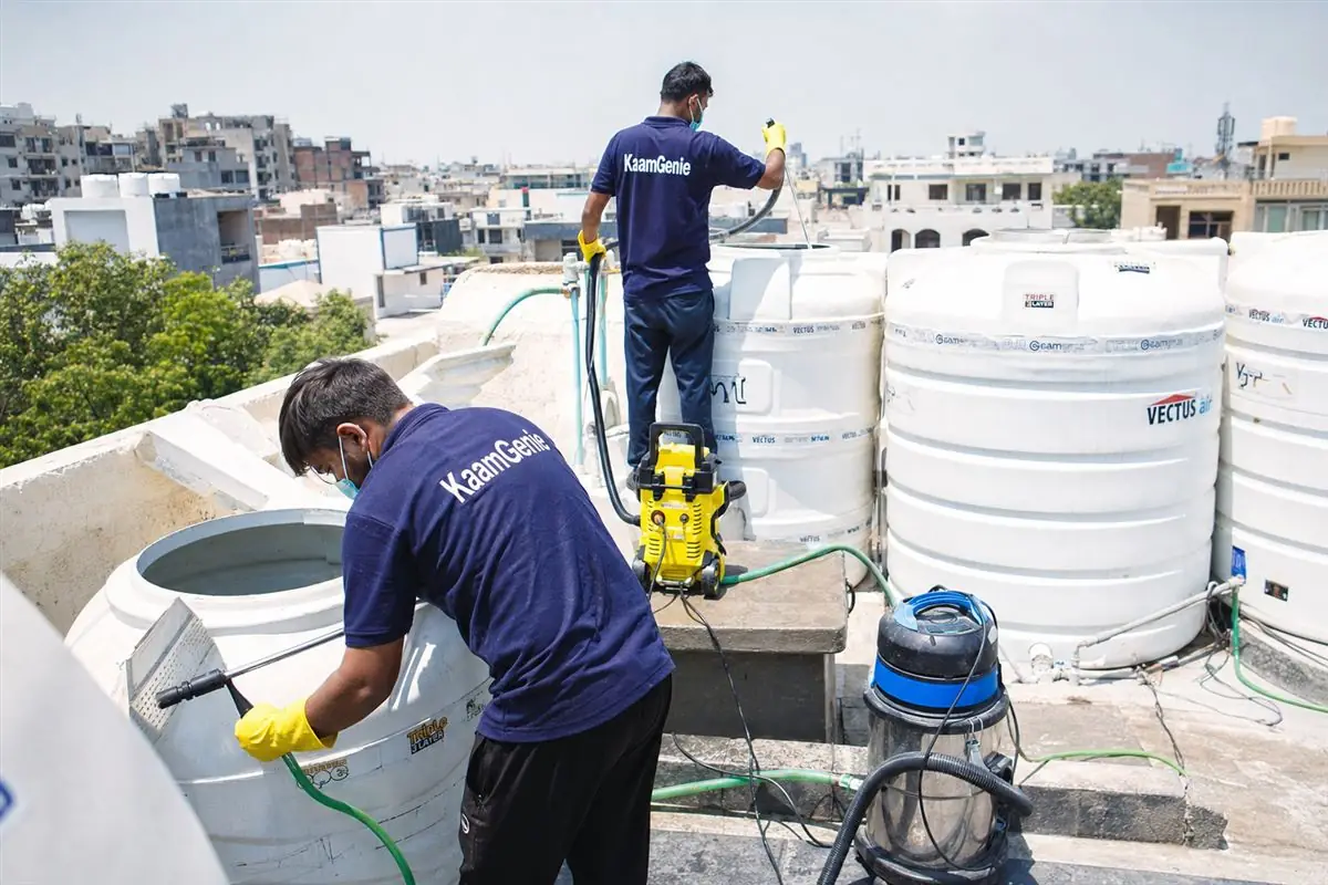 Water Tank Cleaning for Every Property Type &mdash; KaamGenie water tank cleaning in Delhi NCR